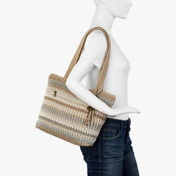 The Sak Women's Riviera Crochet Tote Crochet Tote Bag - Picture 1 of 6